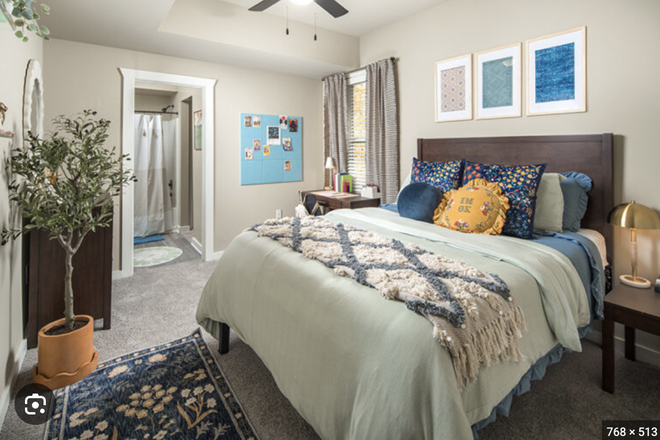 Bedroom (Won't be fully furnished like this) - Highpointe Apartments