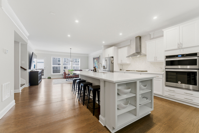 Main floor open concept - Furnished Modern Townhouse in North Decatur near Emory/DCD