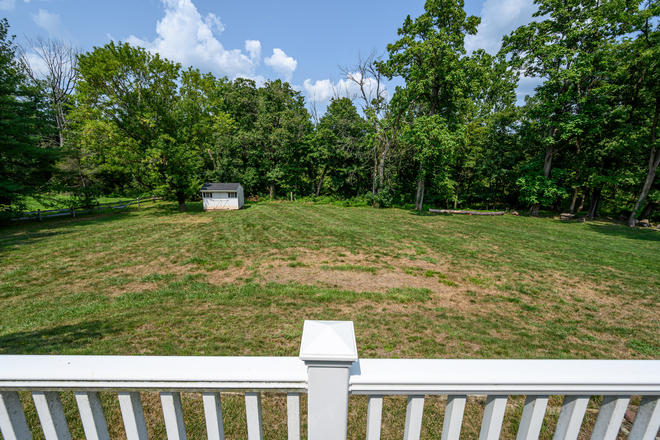 View of creek from deck - Furnished 1BR Cottage-Burnt Hill Rd-Montgomery Apartments