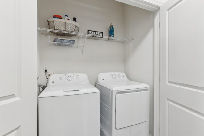 Laundry area in unit - Rush Student Housing