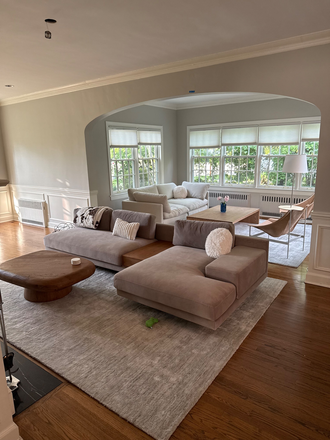 living room and sunroom - furnished house for rent for academic year