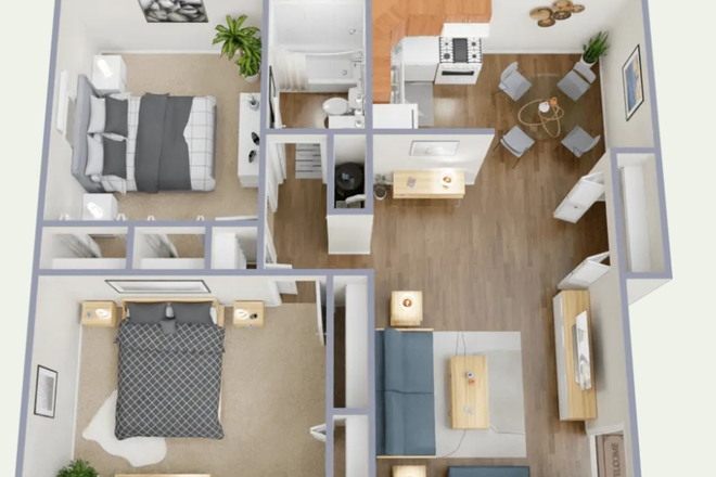 Floor Plan - Mayfair Village Apartments