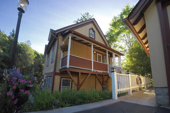 Approach/ Driveway/ Porch - Charming, Furnished One-Bedroom in Port Jeff Victorian - Utilies Included