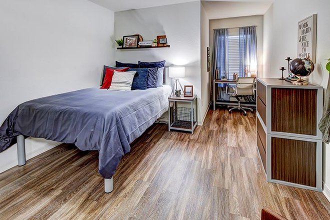 Bedroom - The Village At Science Drive, 5 min from campus Apartments