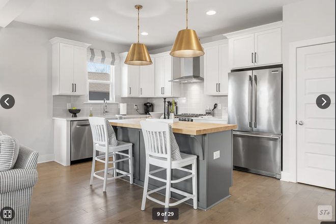 Kitchen - 3 BR, 2.5 bath. Attached garage. Walk to local coffee shops and restaurants 3 miles from Vanderbilt