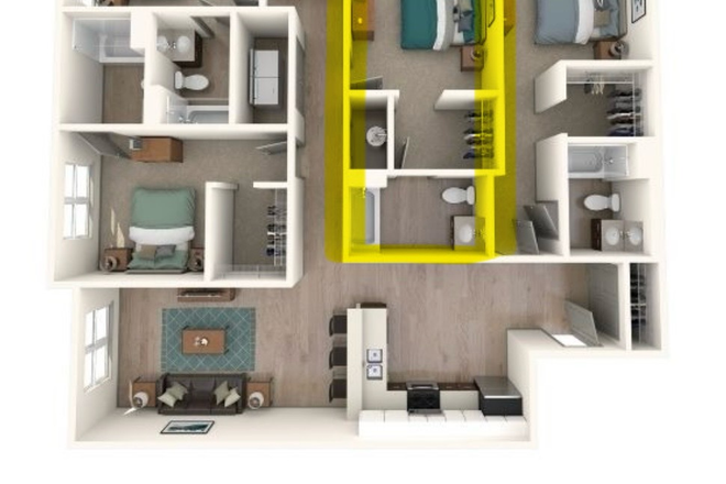Floor plan - The Finmore