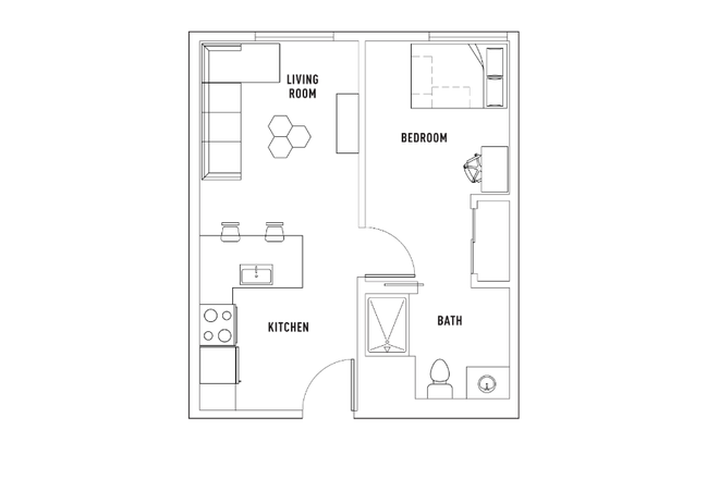 This is the floorplan. You can find more pictures or video link on the website. - Graduate junction
