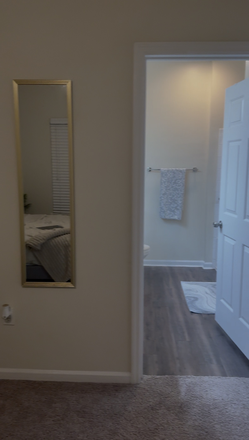 Bedroom Master Bathroom - Looking to Sublease the Room from May until August - The Preserve Tampa Palms Apartments
