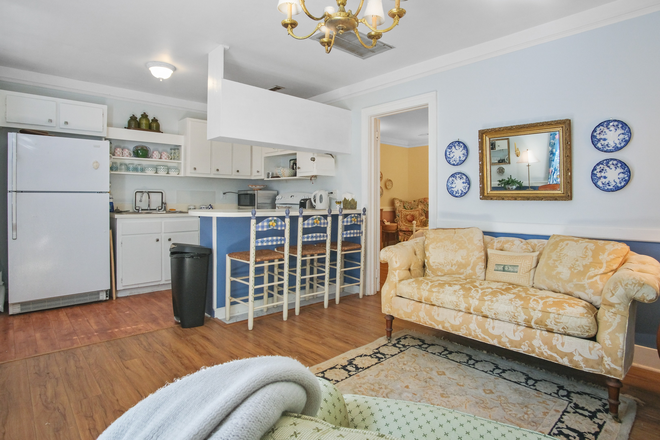 Living and Kitchen - Historic Downtown Mother In Law Suite Apartments