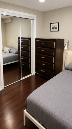 Bedroom A: $1,130 Private room with Double sized bed - Private room for rent in a shared townhouse at Rallymaster Heights