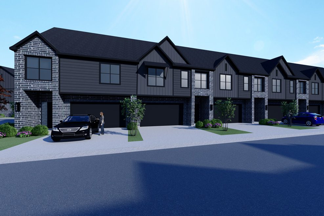 Outside view of the townhome. - The Urban Unit 3008