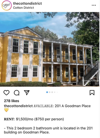 Exterior. - Ready for move-in. Newly renovated, walk to campus. Apartments