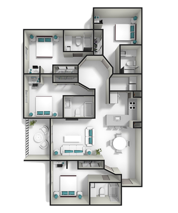 346 Sq ft - VUE Tampa