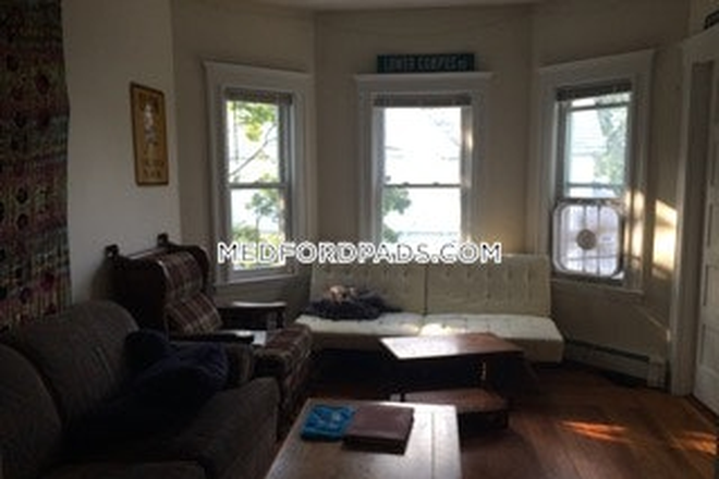 Living Room - Off-Campus House close to Green Line T station and campus overall
