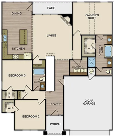 Floorplan - Single Family Cozy Spacious House