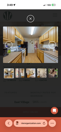 Kitchen - East Village Apartments