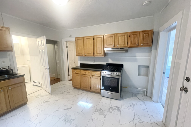 Kitchen - 4 Bedroom Apartment w/ Newly Refinished Floors