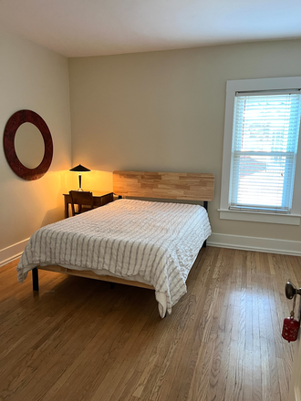 Bedroom from entry - Room for rent one block from Liberty Park, nice house, quiet street