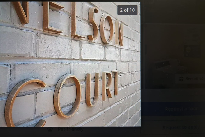 It's front name. - Nelson Court