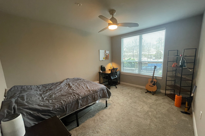 Bedroom (comes furnished) - 810 Ninth Apartments, spacious room in 3B/3B