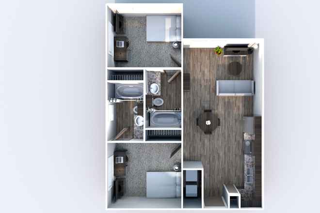 Floor plan - Holleman Crossing Apartments
