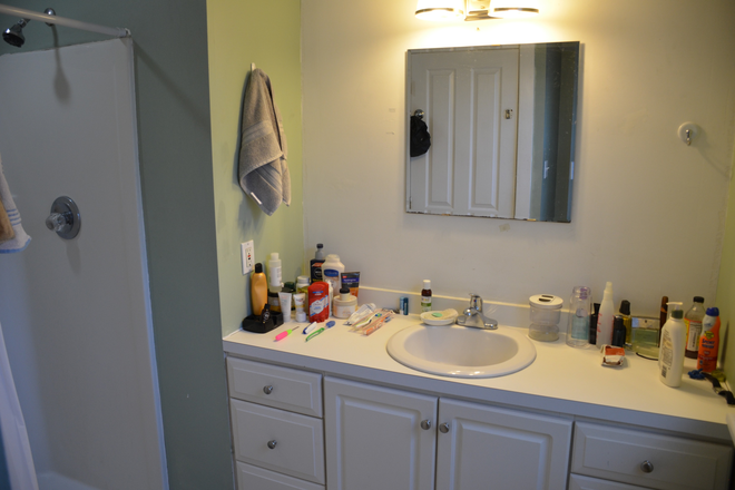 Private bathroom - Furnished bedroom in shared home-Quarry St-Princeton