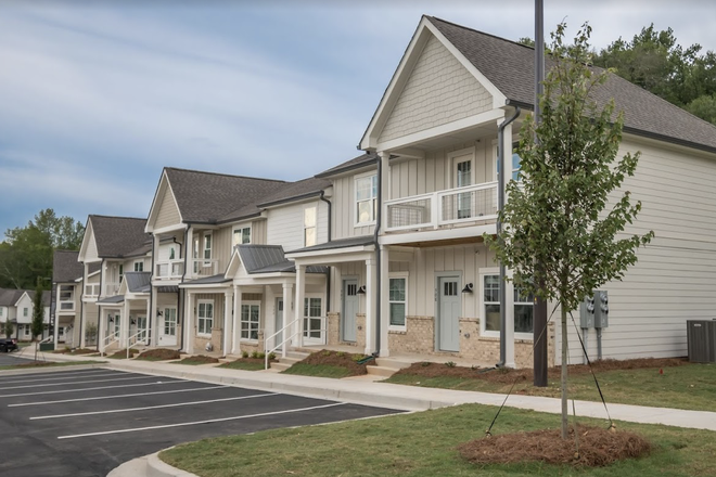 Outside street view - The Haven at Wake Townhome