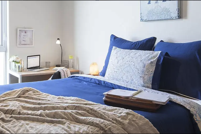 Bedroom - 1 Furnished Bedroom | CampusOne | 4 Bedroom Unit (Shared Housing)