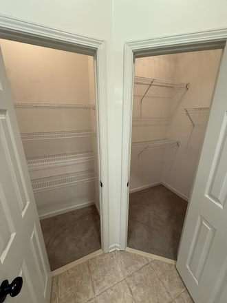 3 walk in closets off of the private, en suite bathroom (not shared, no other roommates on main floor) - (Furnished optional) Private Room & En Suite Bathroom on Mud Island! (Female Roommate Wanted) House