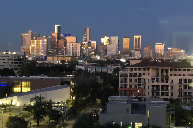 View of downtown - 1400 Hermann near the Sunset Blvd. Entrance Condo