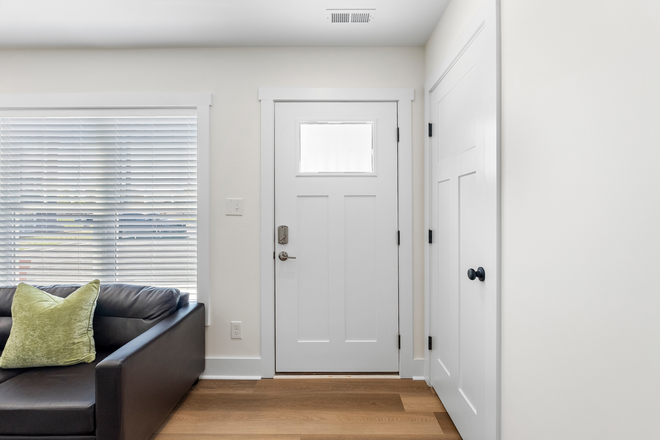 Living Room 1 - New Furnished Townhouse at The VUE at College Square – 4BR with Private Baths