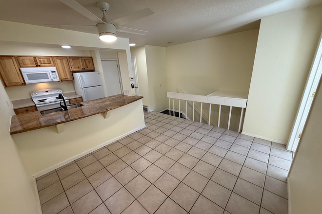 living room into kitchen - 1065 University Ave
