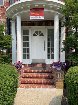 Front door - Renting NOW for 2026! Renovated 4 BR apt in house right across from BC! 2 baths, parking