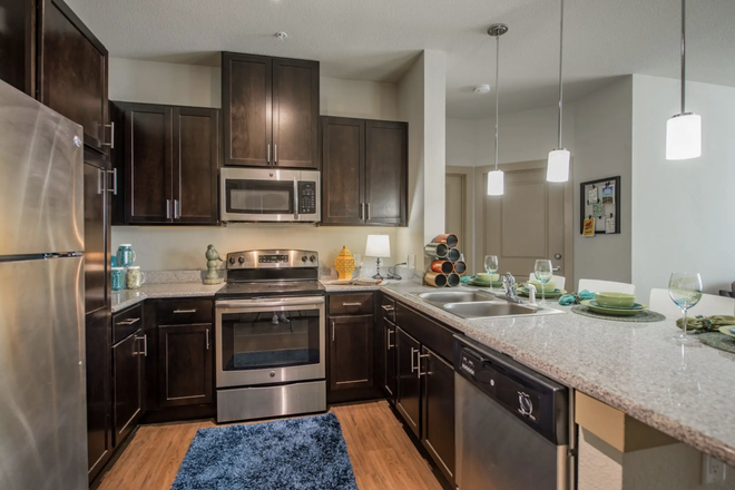 Kitchen - The Hayward Student Living Apartments