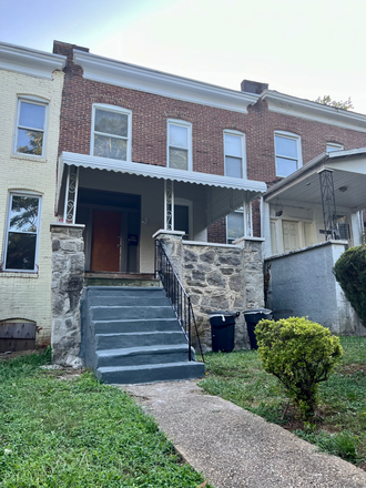 Exterior and porch - Room to rent in renovated shared home near Druid Hill Park