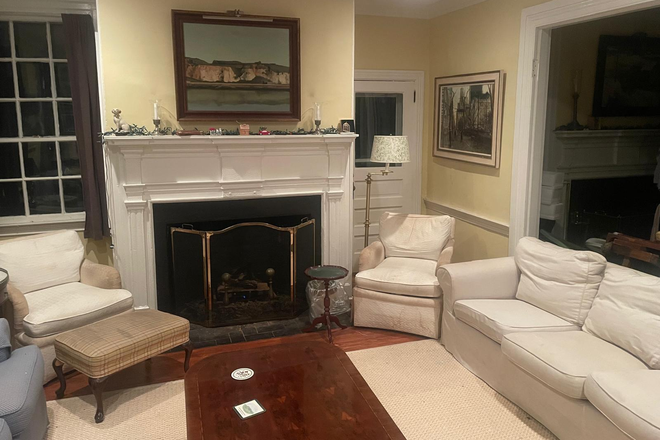 Living Room - May Sublet:Room in historic home-Brunswick Ave-Lawrenceville