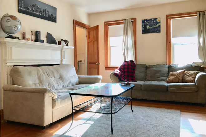 Living Room/Common area - 367 Cambridge Street, Oversized duplex in East Cambridge/Kendall Square Duplex