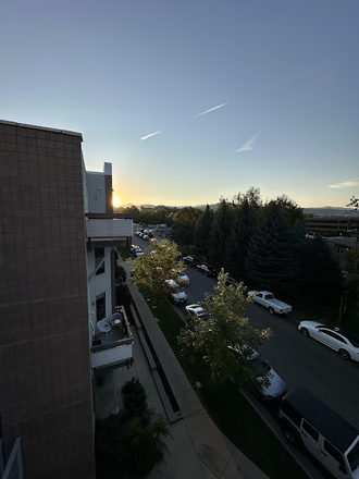 View from Balcony - Walk to campus or park in secure underground garage Apartments