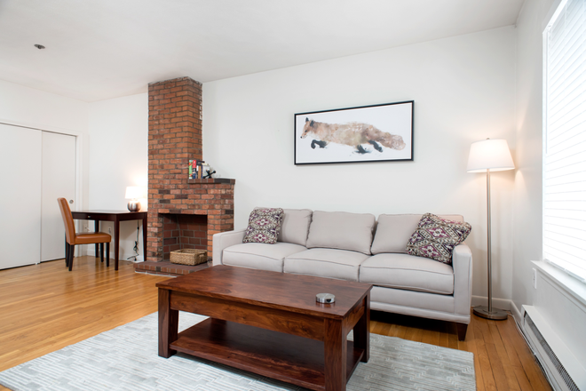 Living Room - Furnished 1 Bedroom in Back Bay