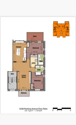 Floor Plan - Quadrangle Housing