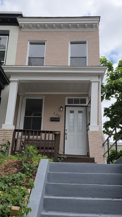 Front of house1 - Welcome to Your Private Urban Oasis in the heart of DC’s vibrant Eckington neighborhood! Townhome