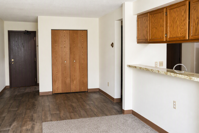 Living room area - Huge corner 2-bedroom Apartments