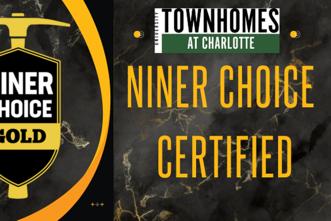 Niner choice certified - Univeristy Townhomes