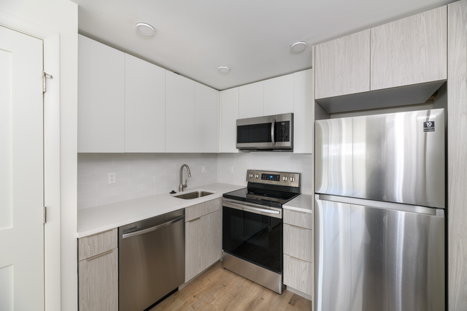 Kitchen - Luxury 2 Bedroom Apartments with In-Unit Laundry and AC