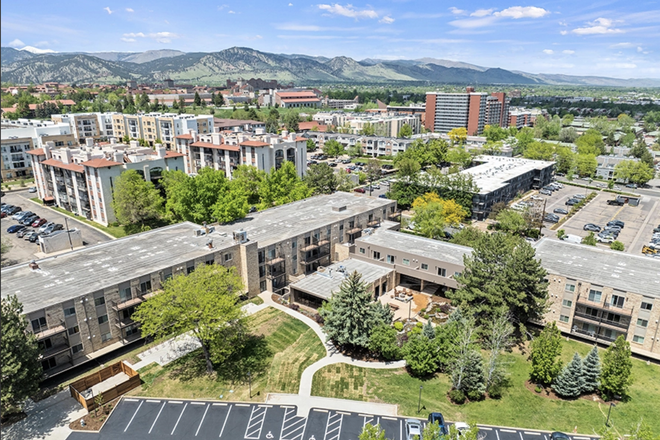 Outside view - Mountainaire Apartments.