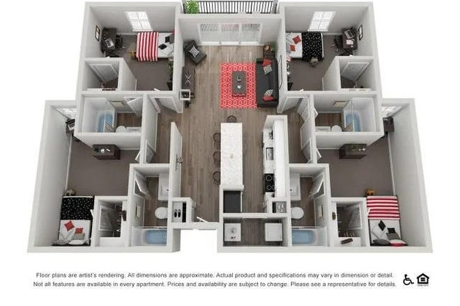 Aerial View - Grandmarc at The Corner Apartments