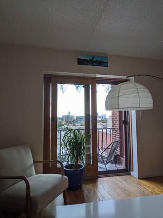 Living room - One Room available in 2br top floor walk-up Condo