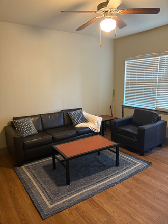 Living room - Campus Village Apartments