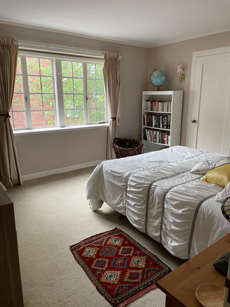 Bedroom (with queen size bed) -- currently occupied by a female  UCONN law student. - Private bedroom in stately West End home with separate kitchen,