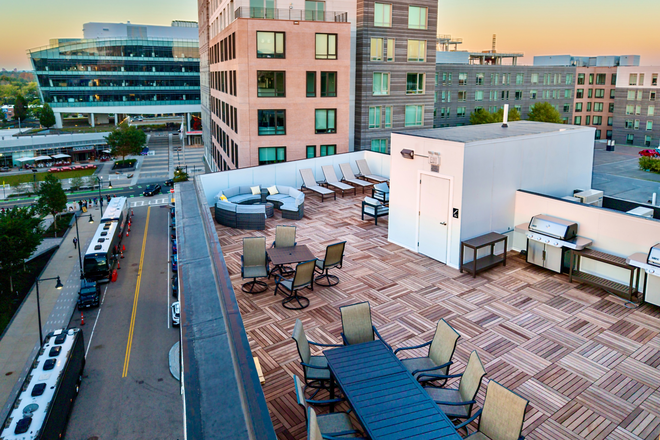 Roof deck - HIC38405 Bright Newly-built 1BR w/ In-unit Laundry + MBTA, VERA Boston Landing Apartments